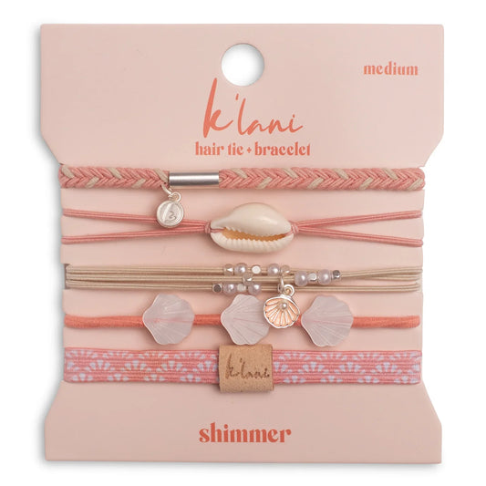 K'Lani Hair Tie & Bracelet - Shimmer
