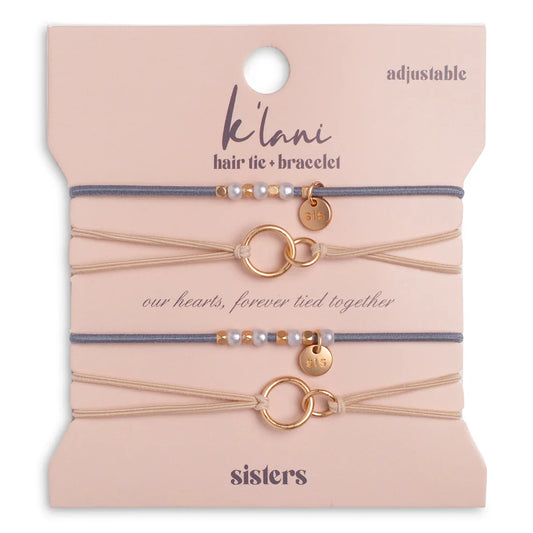 K'Lani Hair Tie & Bracelet - Sisters