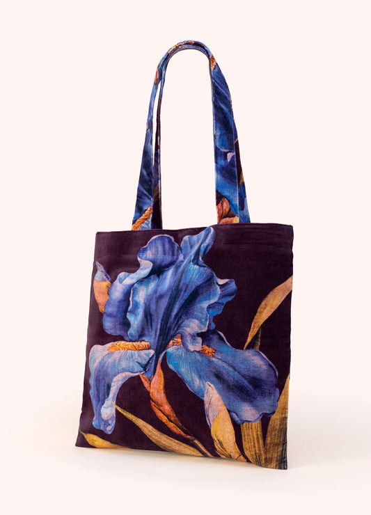 Powder Collection - Iris Velvet Tote