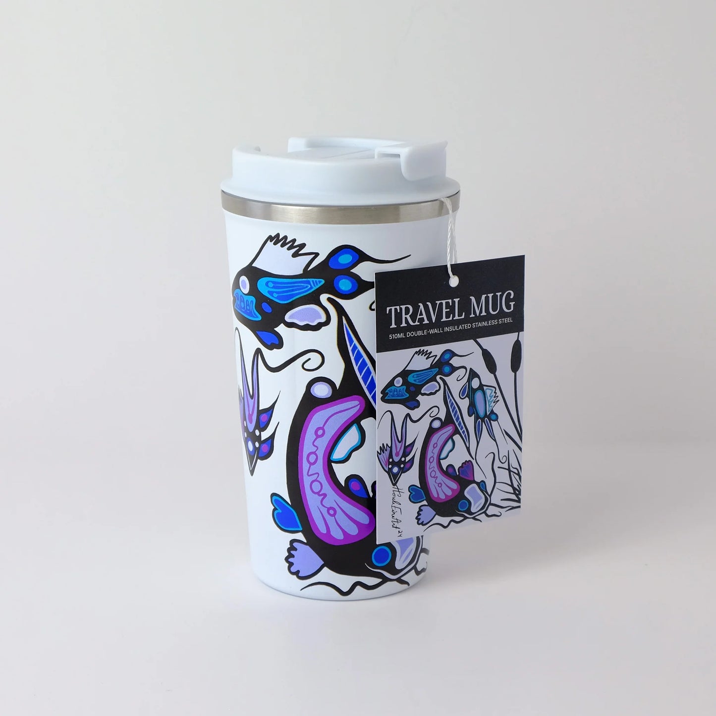 Drinkware - Cody Houle - Travel Mug - Grand River Evening