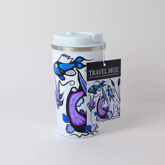 Drinkware - Cody Houle - Travel Mug - Grand River Evening