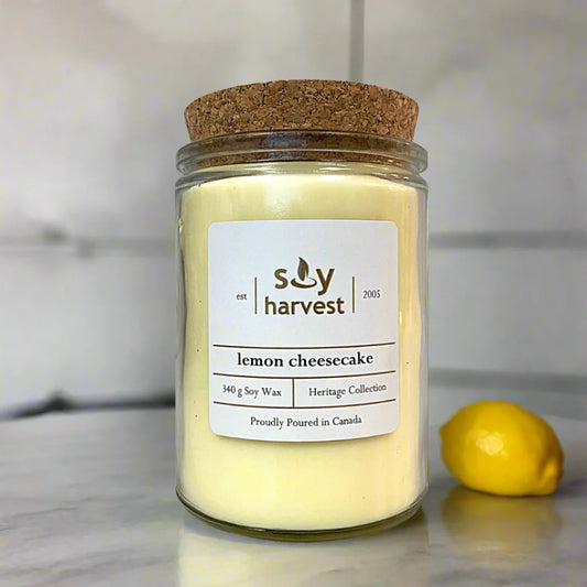 Soy Harvest Candles - Heritage Collection - Lemon Cheesecake