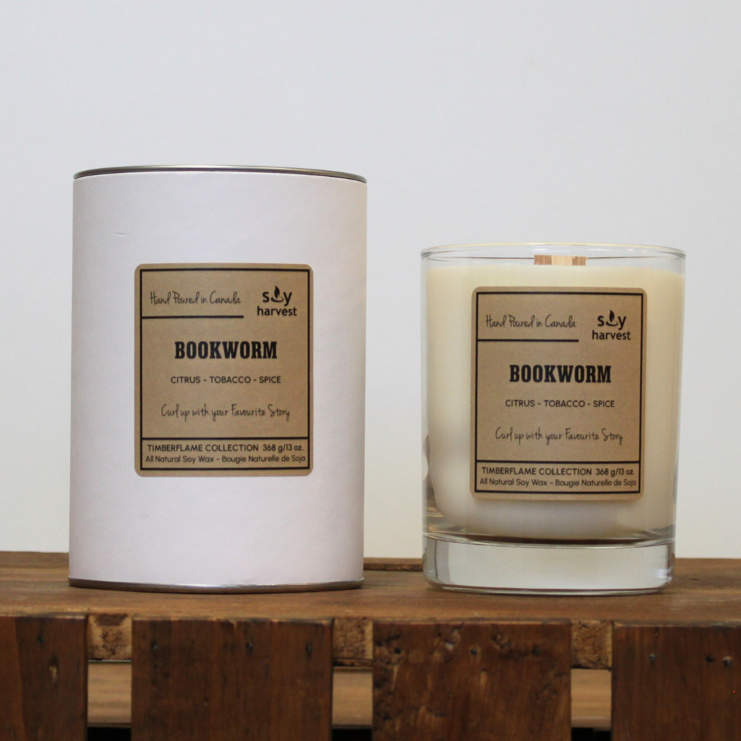 Soy Harvest Candles - Timberflame - Bookworm