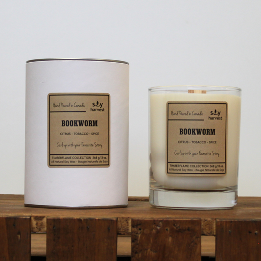 Soy Harvest Candles - Timberflame - Bookworm