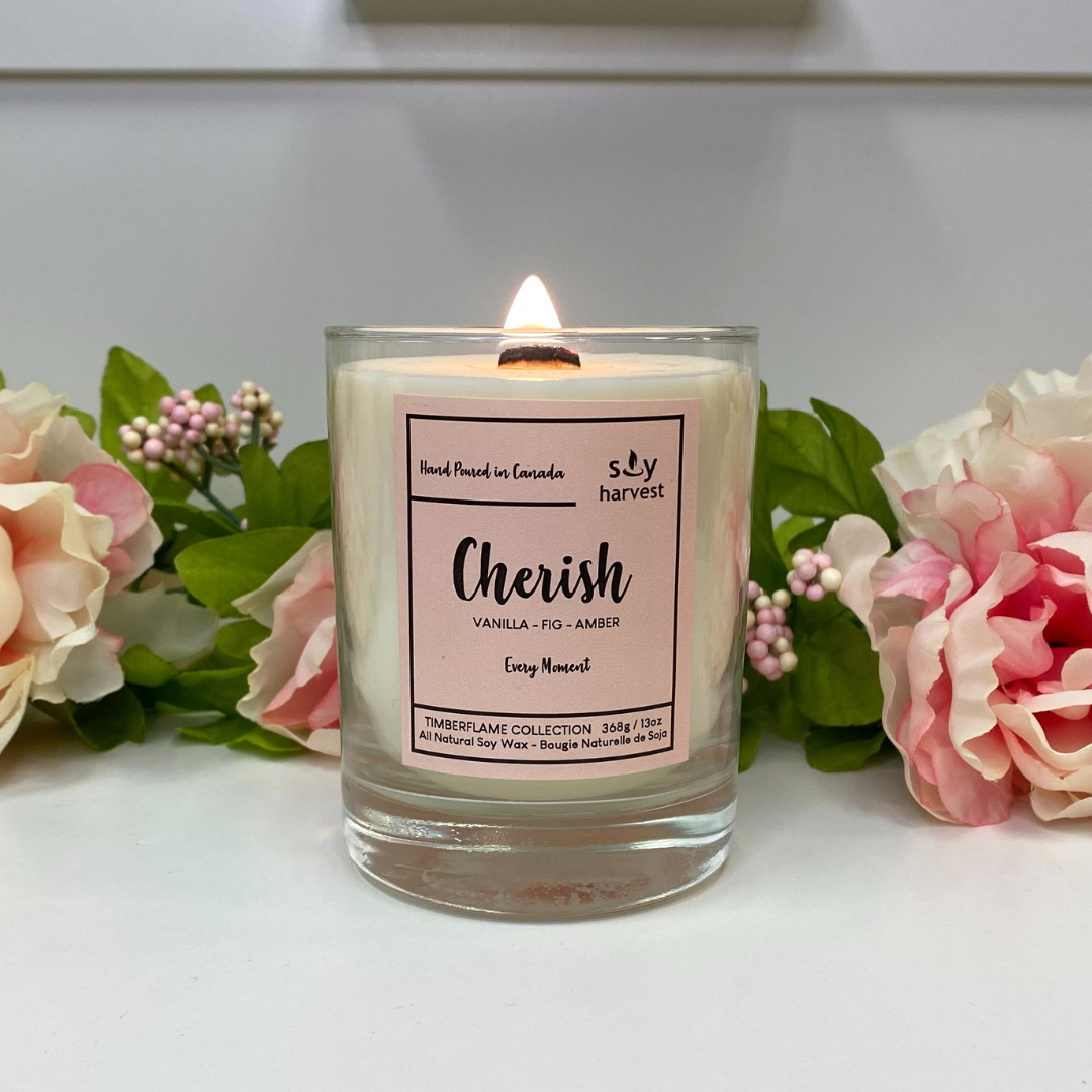 Soy Harvest Candles - Cherish - Timber Flame