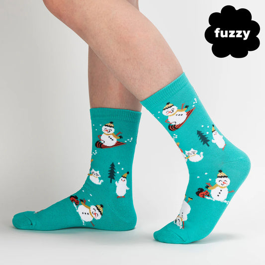 Women's Crew Socks - Having Snow Much Fun