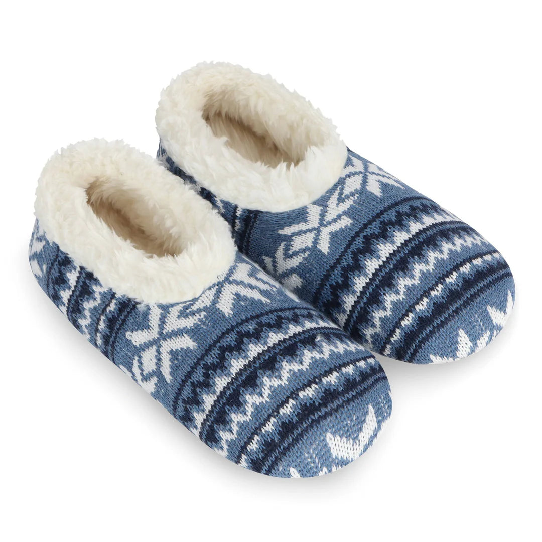 Snoozies - Nordic Knit - Blue