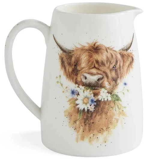 Wrendale Designs - Posy Jug - Highland Cow