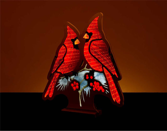 Christmas - Cardinal Infinity Light
