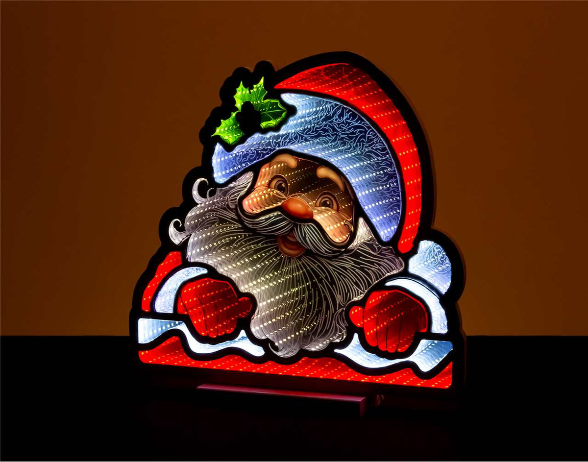 Christmas - Santa Head Infinity Light