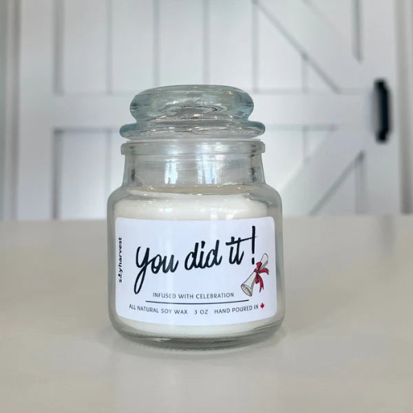 Soy Harvest Candles - Moments Collection - You Did It! (Graduation)