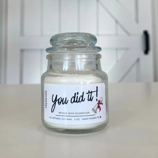 Soy Harvest Candles - Moments Collection - You Did It! (Graduation)