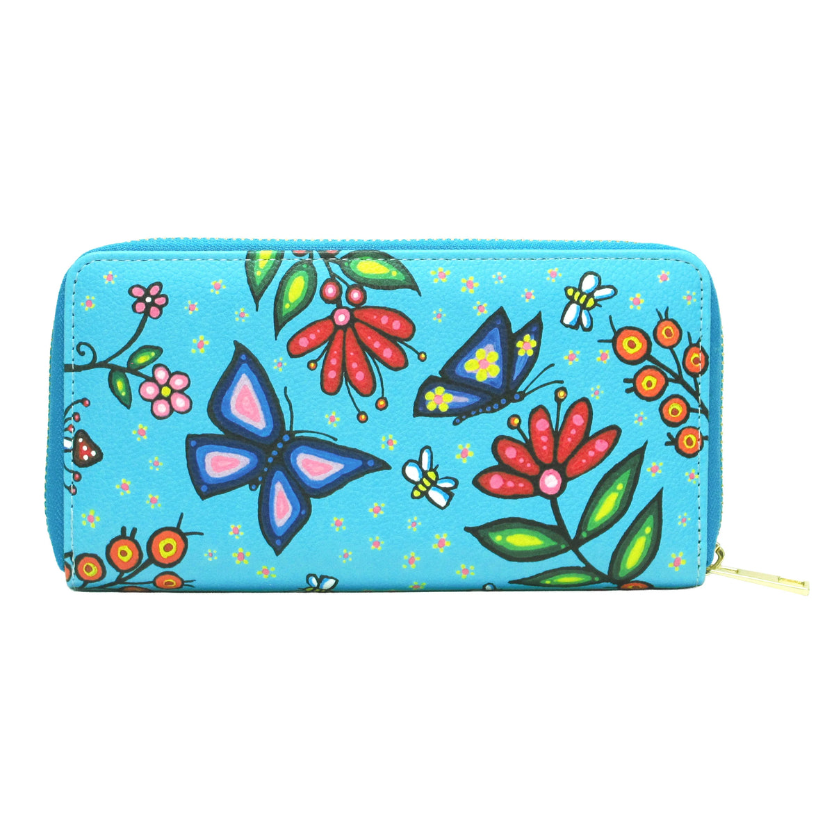 Oscardo - Kim McDonough - Zip Around Wallet - Happiness