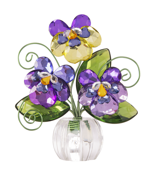 Garden - Pansy, Posy Pot Figurine