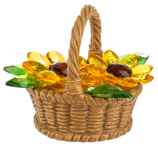 Garden - Acrylic Basket of Flowers