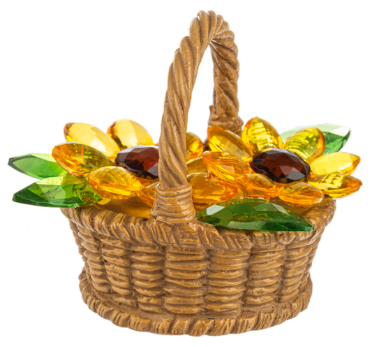 Garden - Acrylic Basket of Flowers
