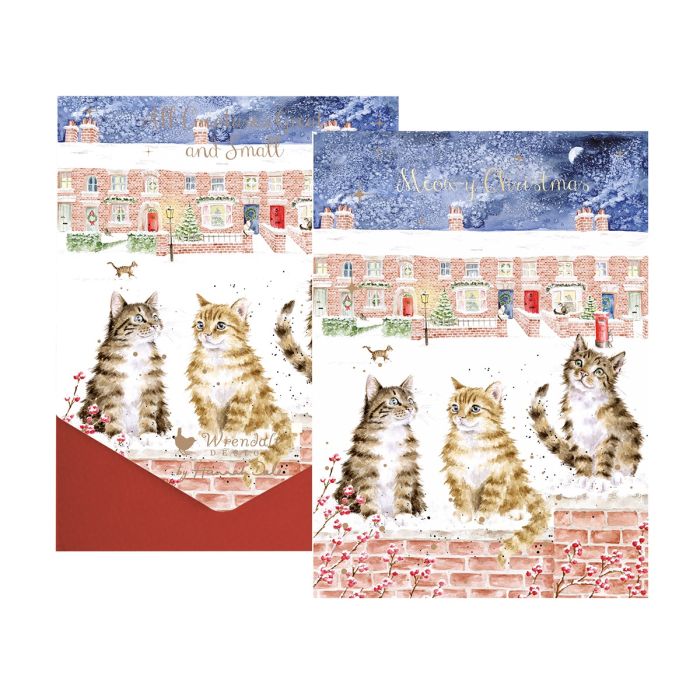 Wrendale Designs - Christmas - In The Lane - Notecard Pack