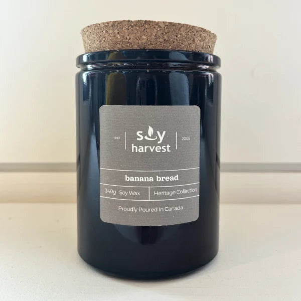 Soy Harvest Candles - Heritage Collection Jar Candle - Banana Bread