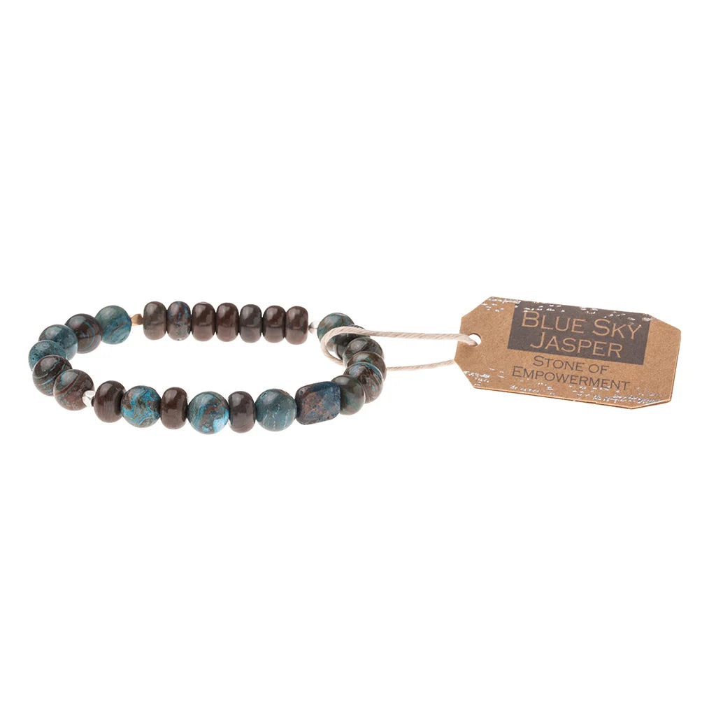 Scout Curated Wears - Bracelet - Blue Sky Jasper
