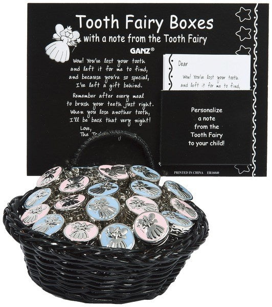 Baby - Tooth Fairy Boxes - Pink or Blue