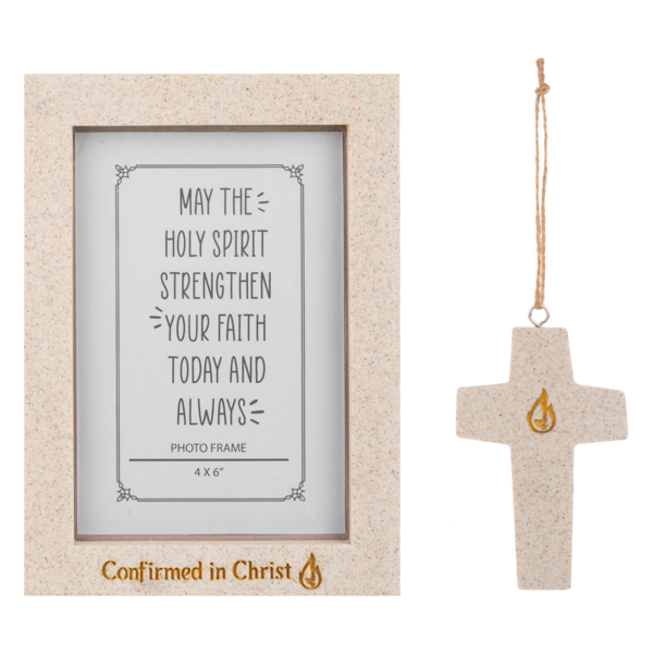 Frame - Written in Stone Frame and Ornament Set - Confirmation (2 pc. set)