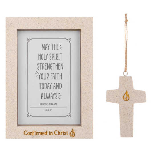 Frame - Written in Stone Frame and Ornament Set - Confirmation (2 pc. set)