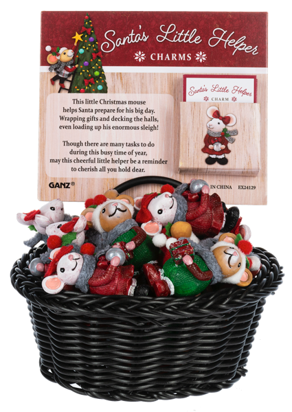 Christmas - Mice Charms - 2 Types