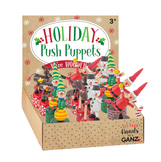 Christmas - Push Puppets - Assorted Varieties