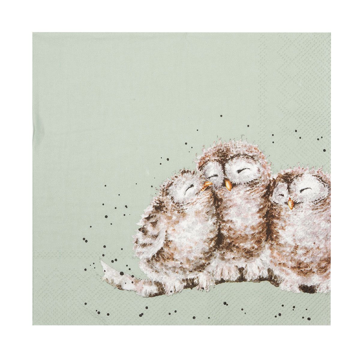 Wrendale Designs - Napkins - Lunch - Owl Together