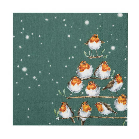 Wrendale Designs - Lunch Napkins - Rockin' Robins