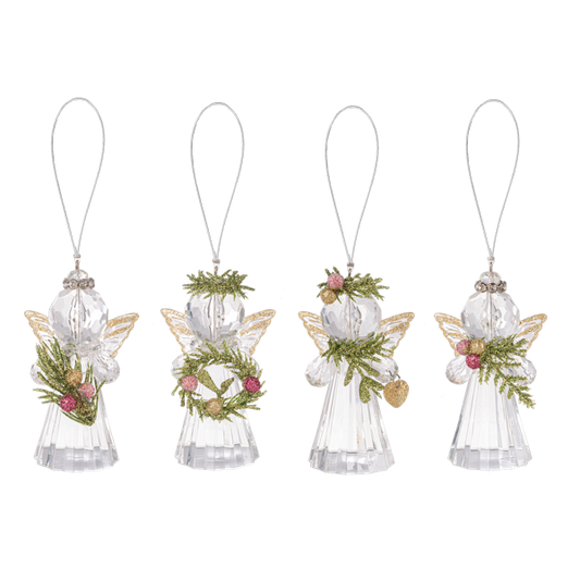 Christmas - Mistletoe Angel Ornaments