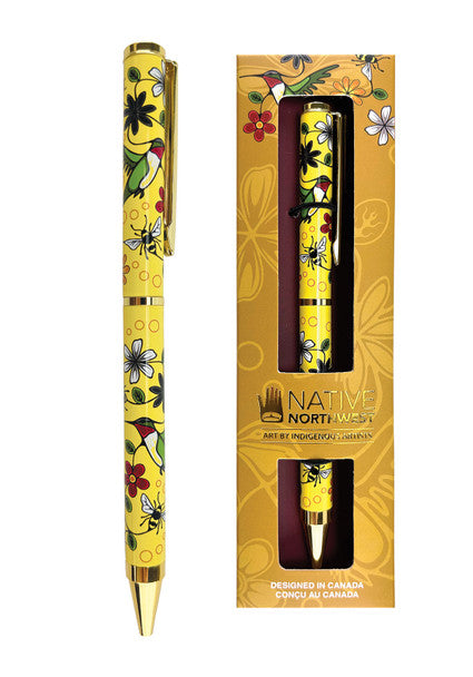 Premium Ballpoint Pen - Storm Angeconeb - Hummingbird (Nenookaasi)