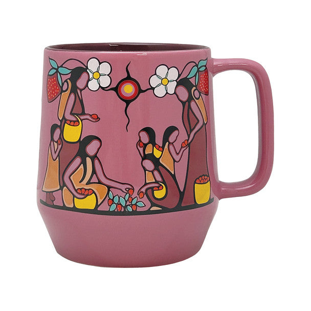 Drinkware - Sharifah Marsden - Big Ceramic Mug (20oz) - Heart Berry Gatherers