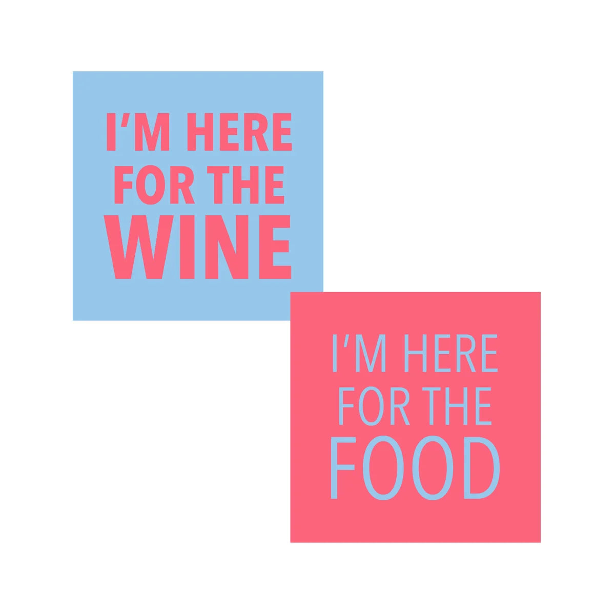 Napkins - Cocktail - Wine/Food