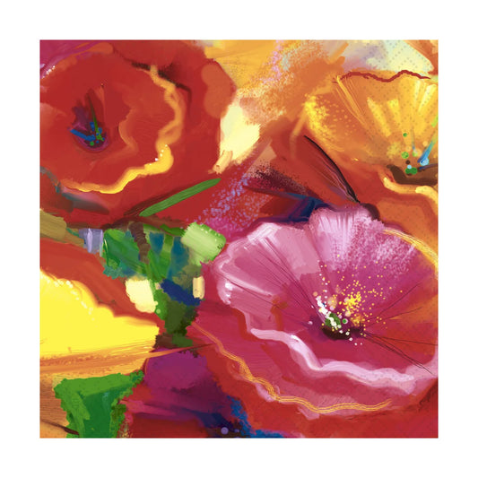 Napkins - Lunch - Abstract Floral