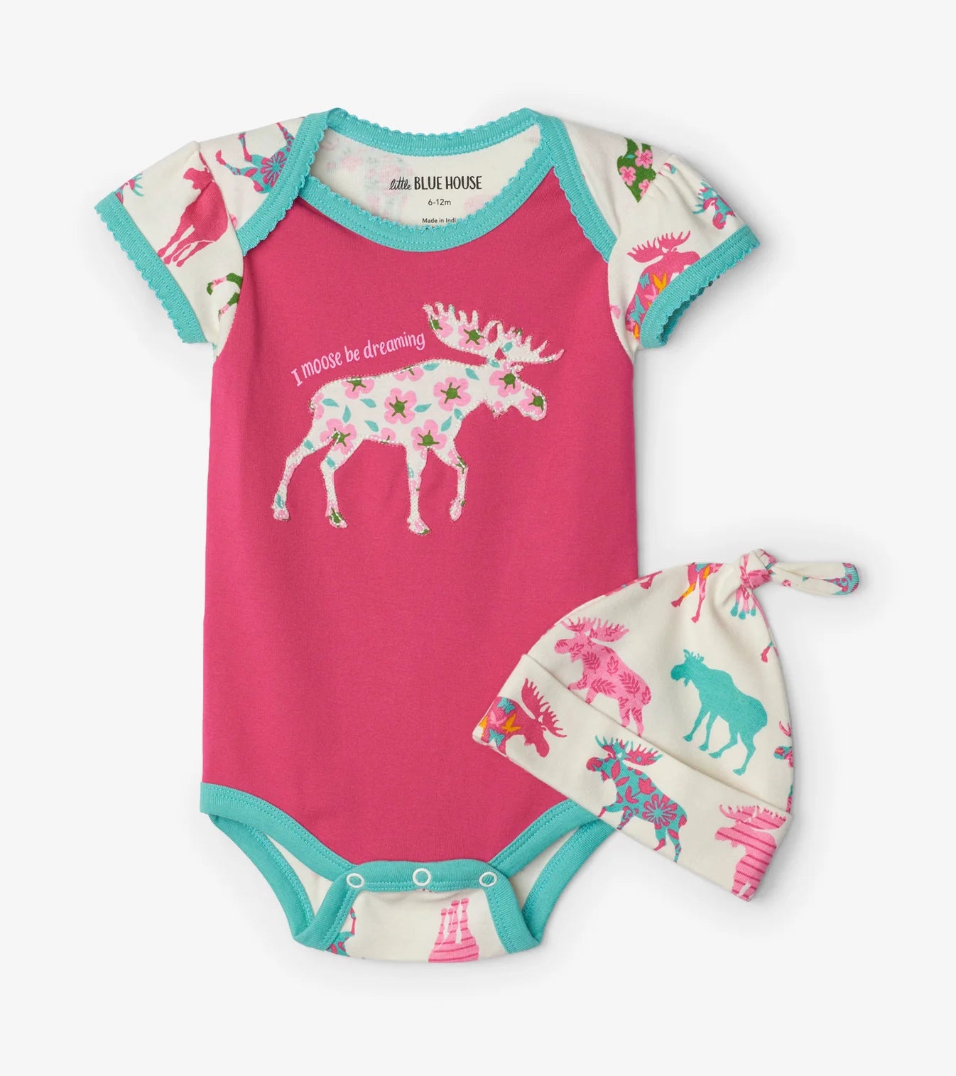Baby - Body Suit & Hat - I Moose Be Dreaming