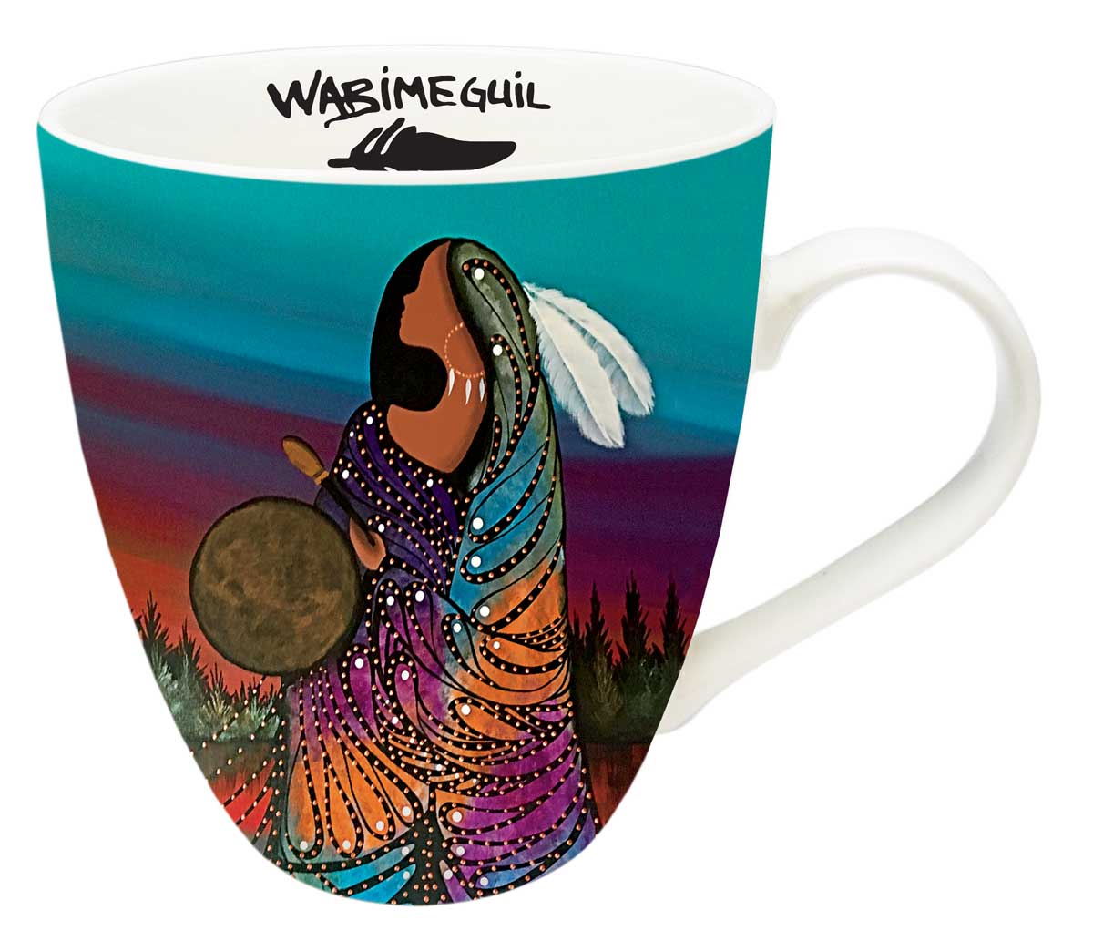 Drinkware - Wabimeguil Signature Mug - Betty Albert - Aurora Drummer