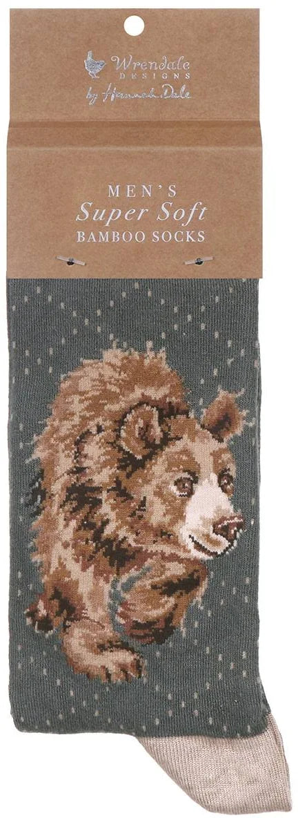 Wrendale Designs - Men's Socks -  Bear