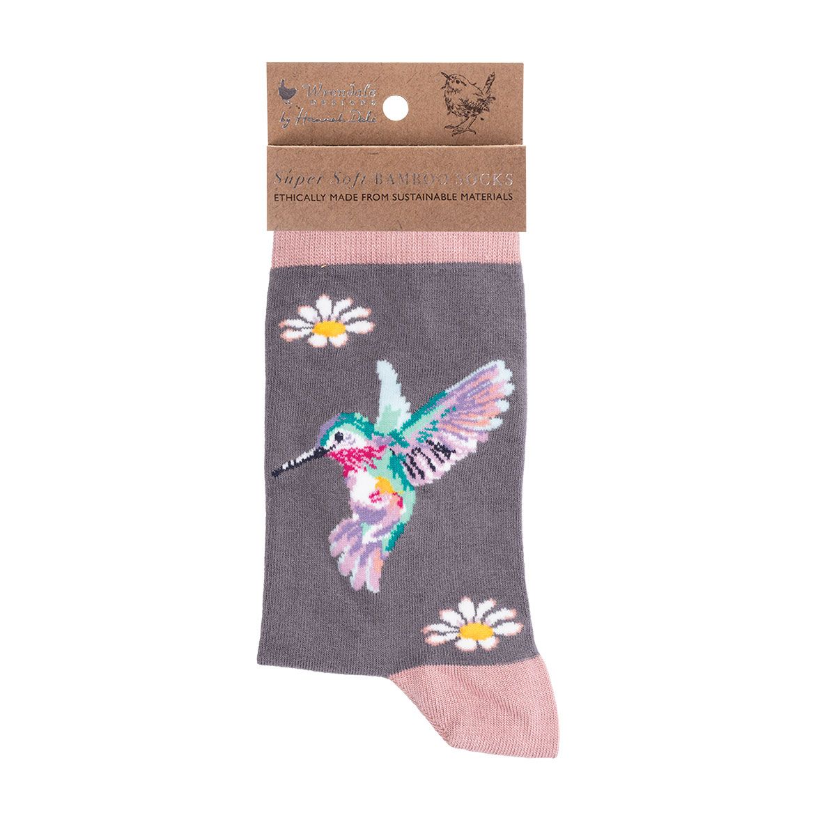 Wrendale Designs - Socks - Hummingbird