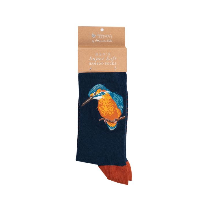 Wrendale Designs - Men's Socks - Kingfisher