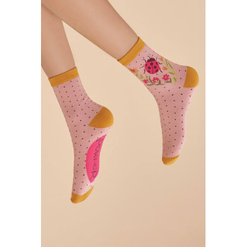 Powder Collection - Socks - Ladybird in Petal