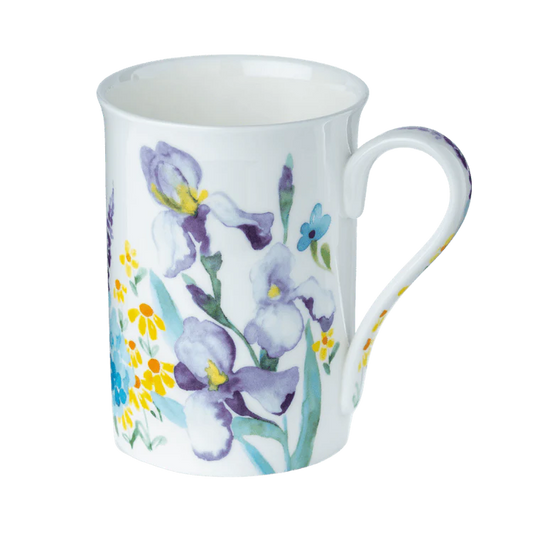 McIntosh China - Watercolors Purple Classico Mug