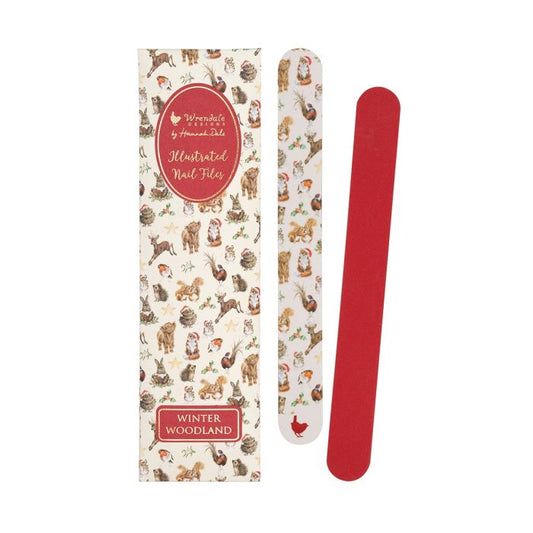Wrendale Designs - Illustrated Nail Files - Winter Woodland