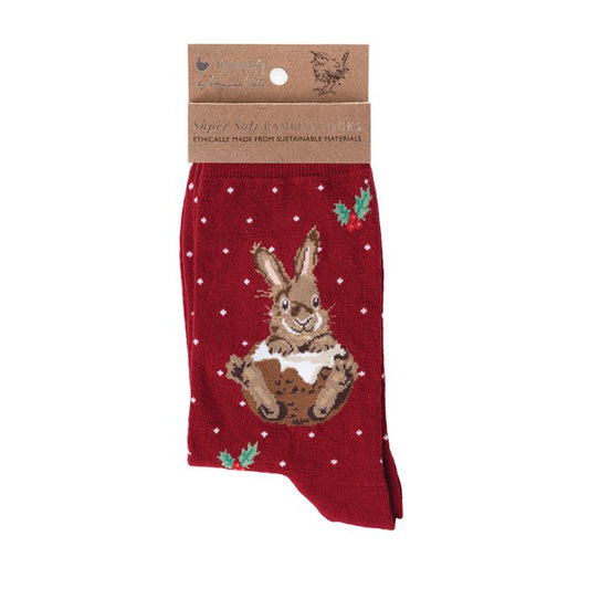 Wrendale Designs - Women's Socks - Little Pudding