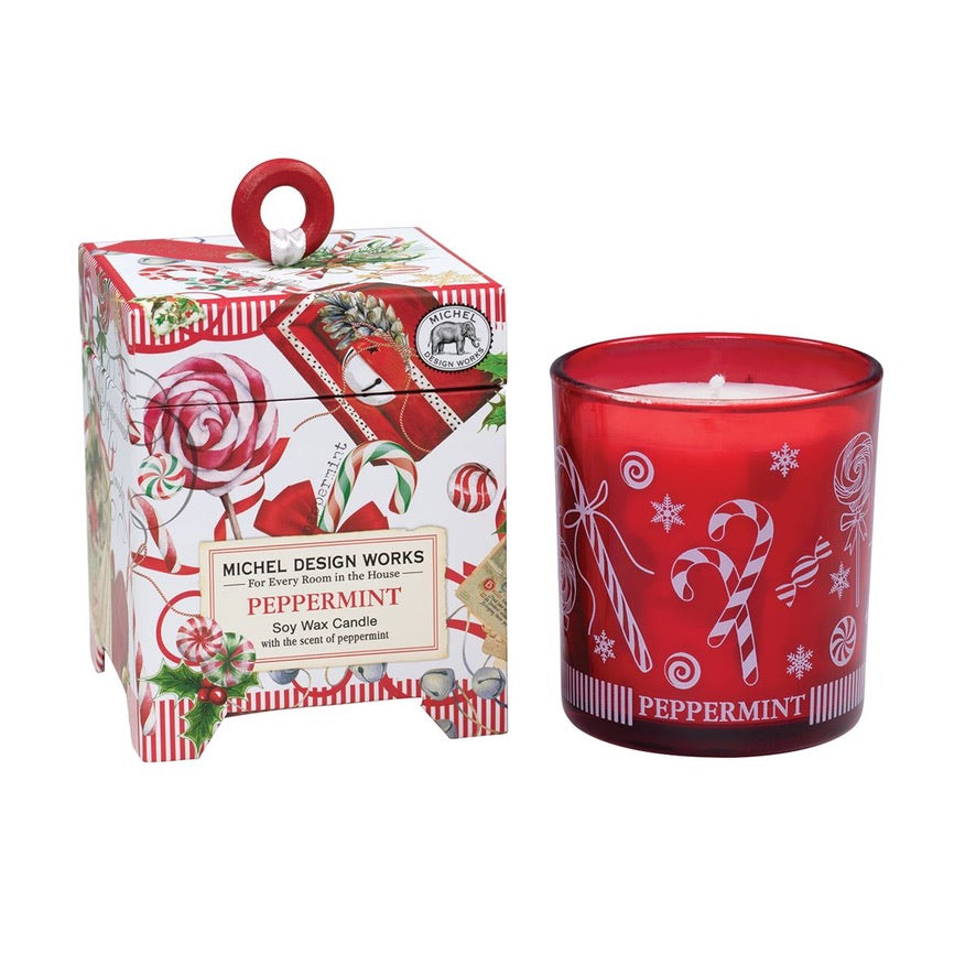 Christmas - Michel Design Works - Peppermint Soy Wax Candle