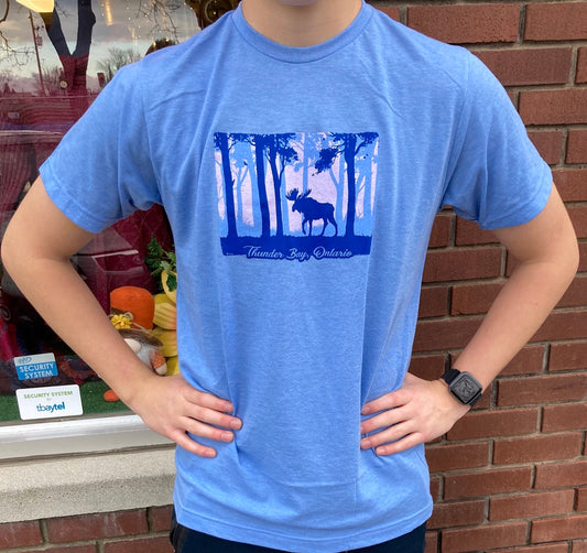 Souvenir Clothing - T-Shirt - Unisex - Thunder Bay, Ontario - Blue