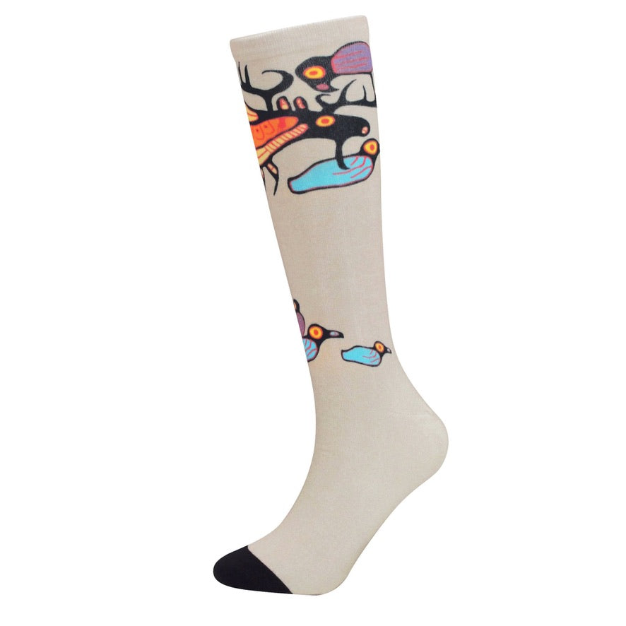 Oscardo - Norval Morrisseau - Art Socks - Moose Harmony