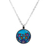 Oscardo - Norval Morrisseau - Dome Necklace - Flowers and Birds