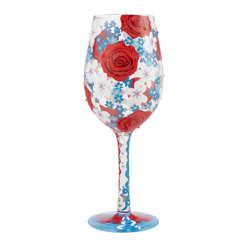 Lolita - Wine Glass - Red, White and Bloomed
