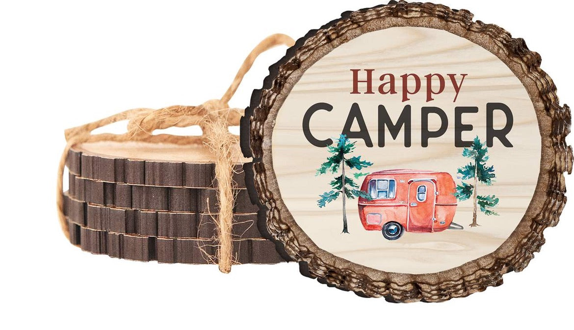 Garden - Coasters - Happy Camper
